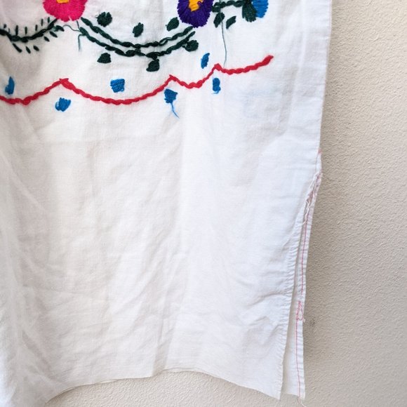 Embroidered Floral Mexican Dress - Picture 3 of 6